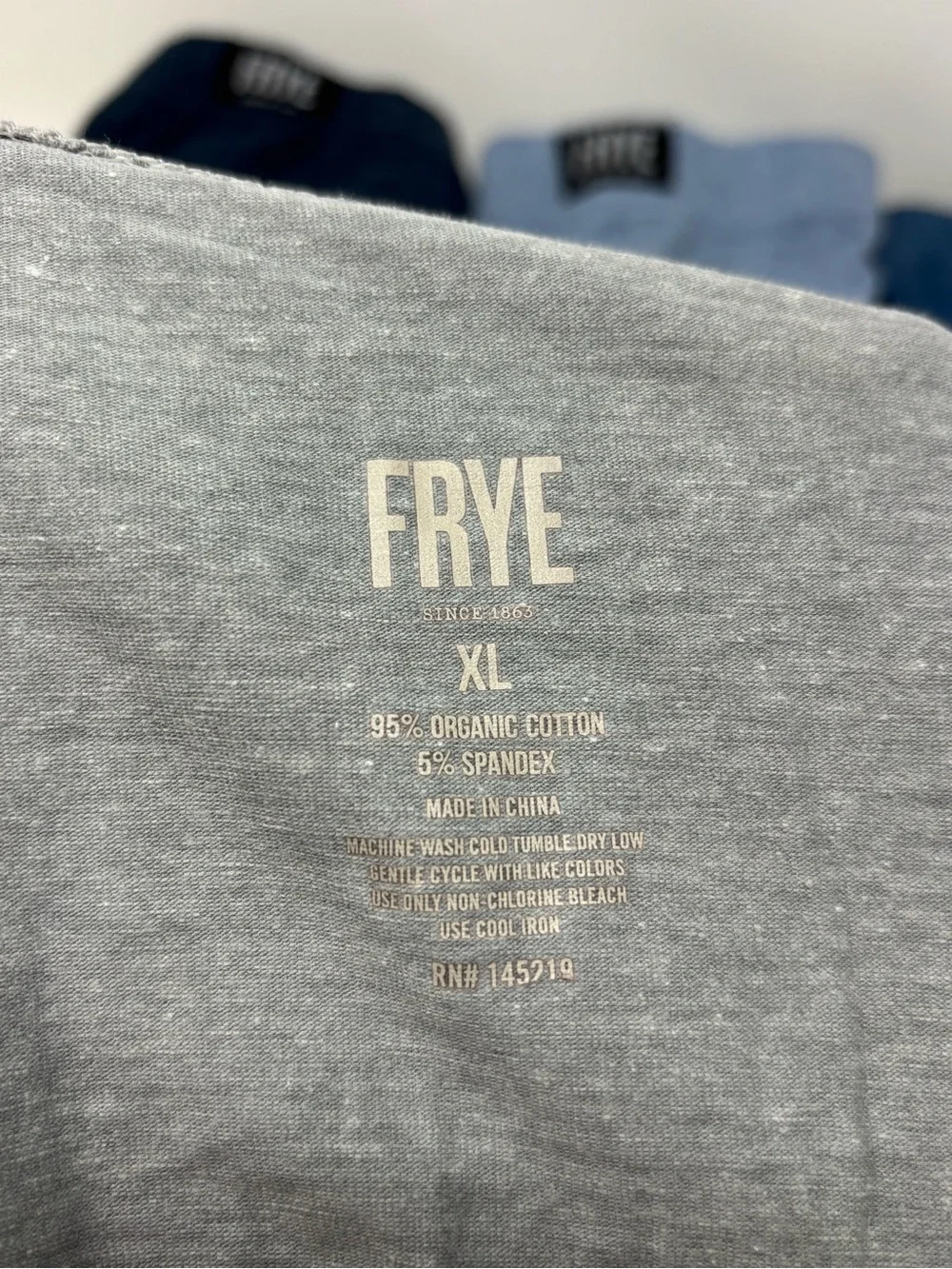 Frye Men’s Organic cotton boxers size XL NWOT